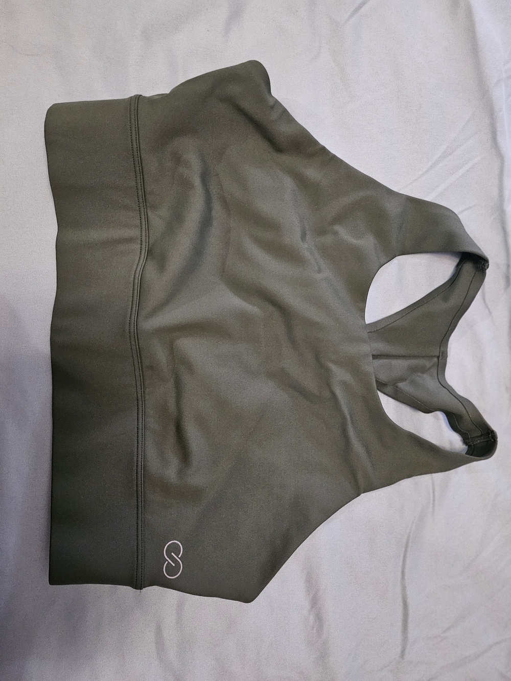 CALIA by Carrie Underwood Olive Green Racerback Sports Bra